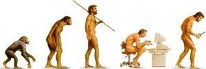 Natural, balanced posture illustration